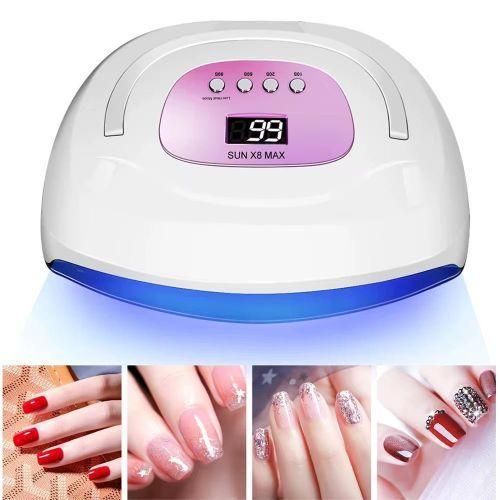 SUNUV SUN X8 MAX 220W Dual-Hand Professional UV-LED Gel Nail Dryer Lamp - Professional Spa Equipment at Tessla Equipment Store